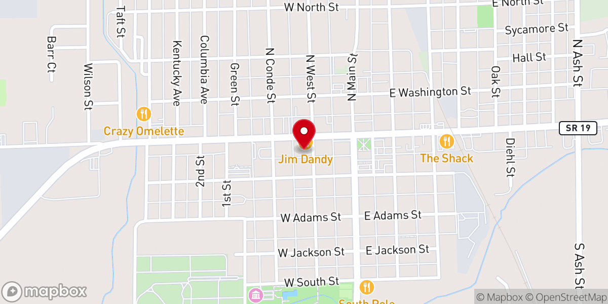 Map showing location of Oasis Community Church