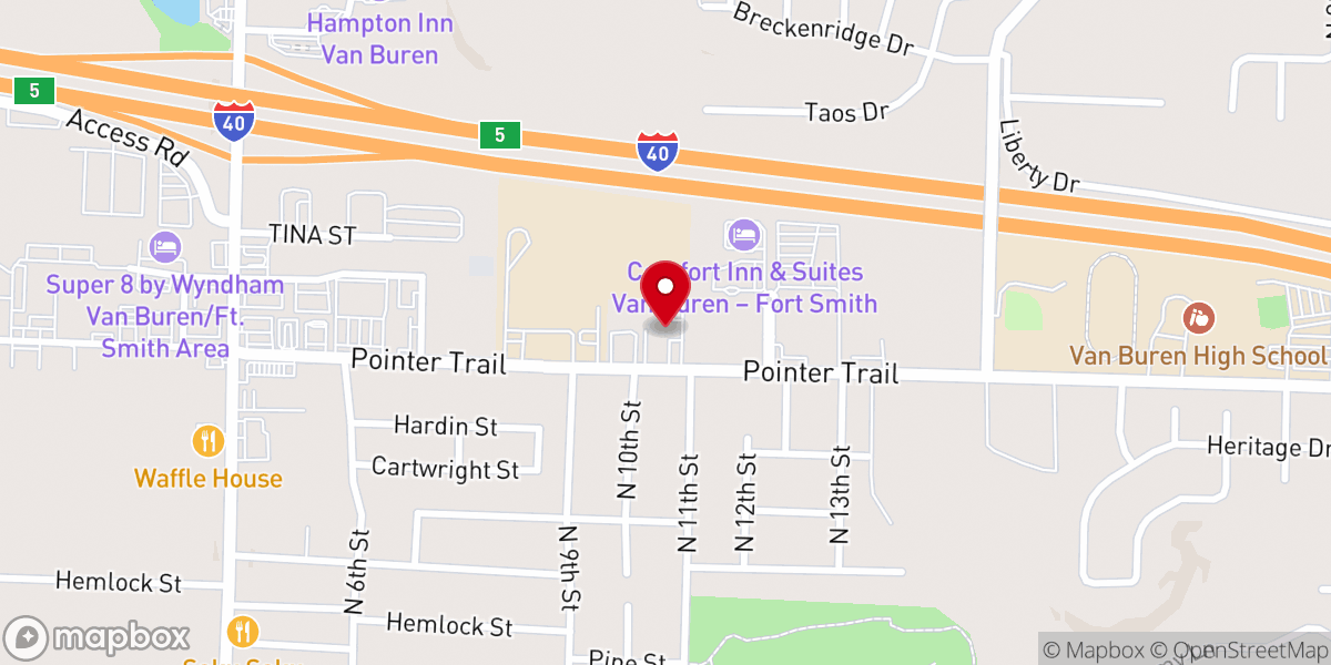 Map showing location of St Michael Catholic Church
