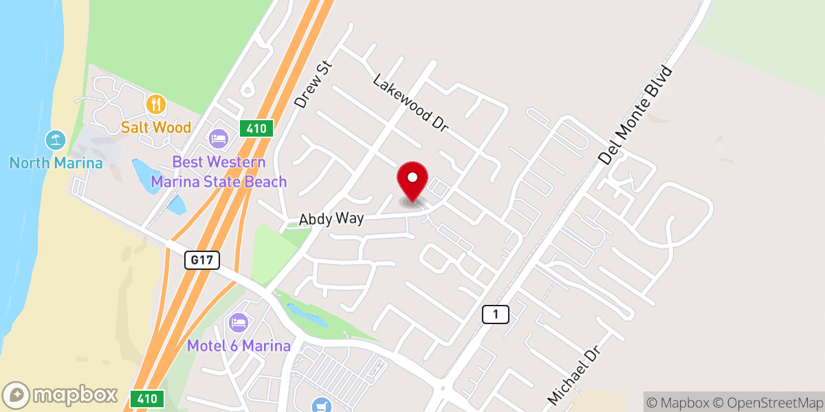 Map showing location of Holy Assembly Missionary Baptist Church