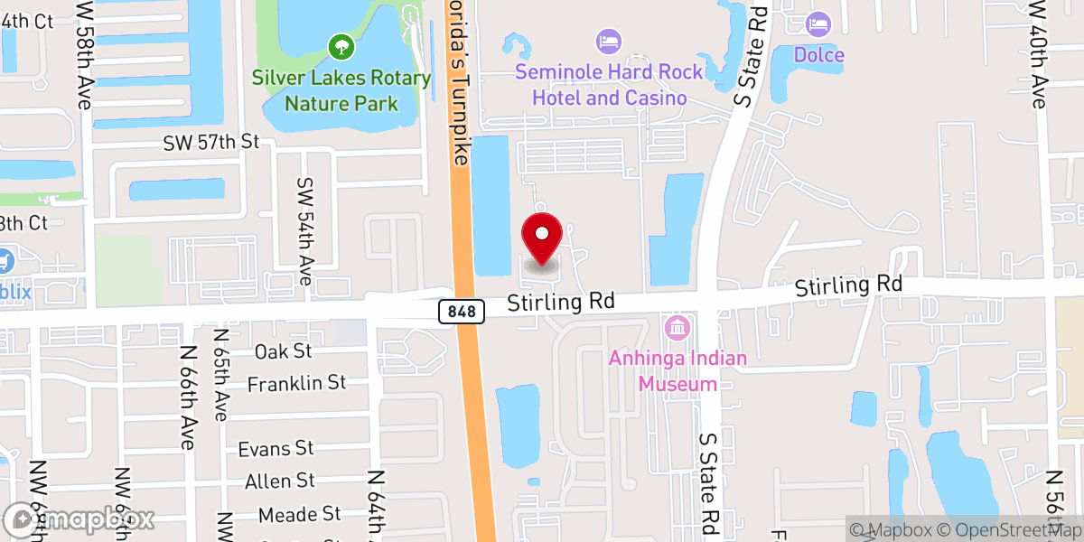 Map showing location of Stirling Road Spanish Baptist Church