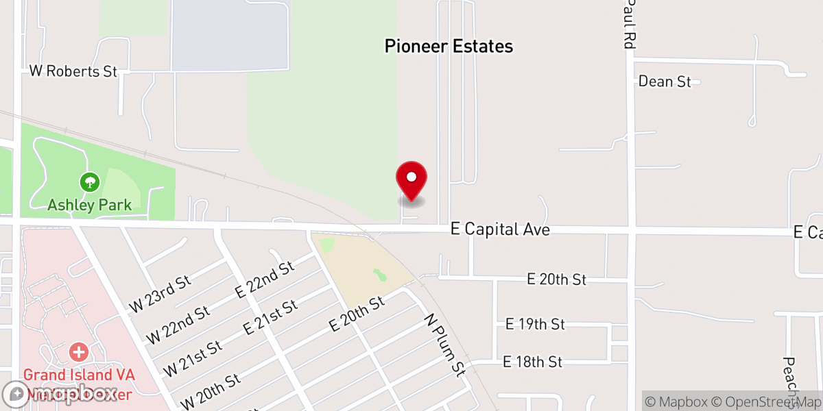 Map showing location of Iglesia Ebenezer