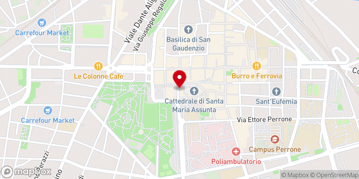 Map showing location of Chiesa San Giovanni Decollato