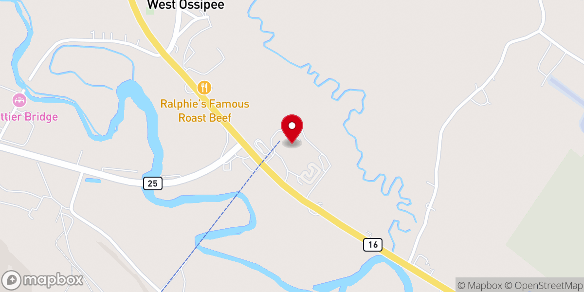 Map showing location of The Open Door Bible Church