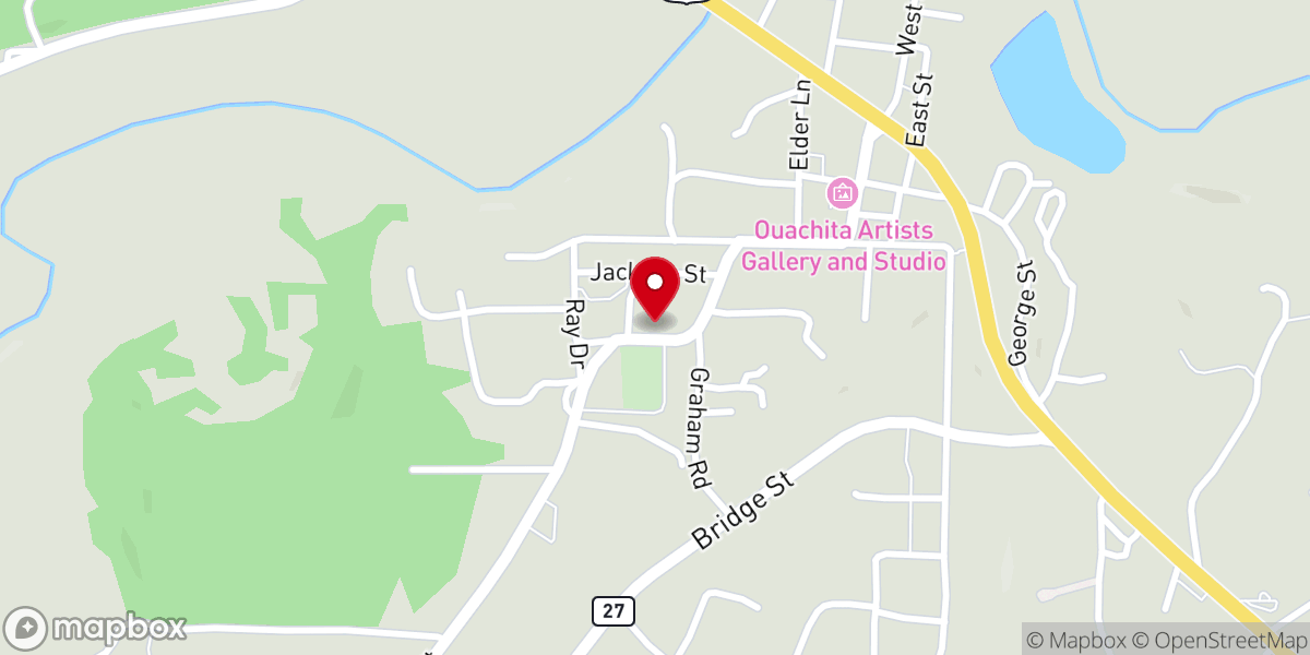 Map showing location of Church of Christ