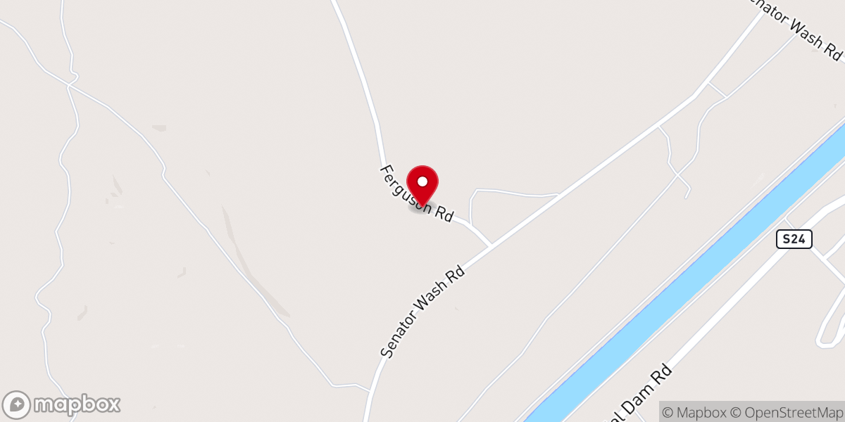 Map showing location of Christian Service Center