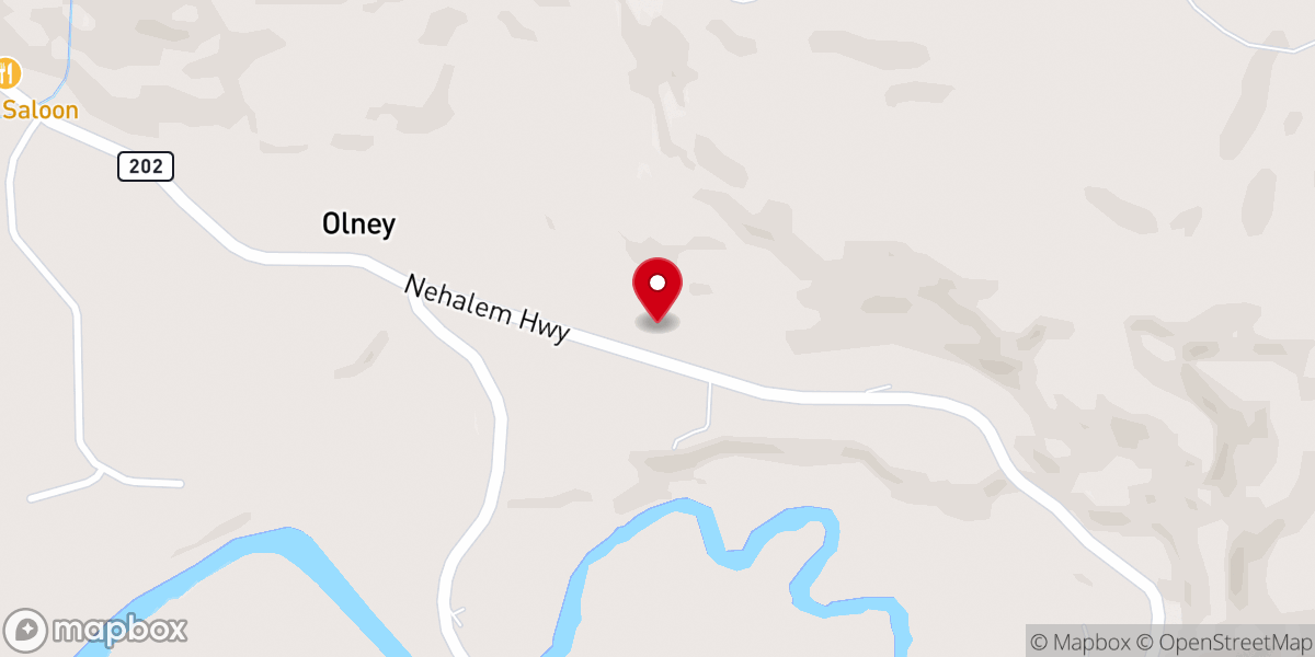 Map showing location of Olney Community Church