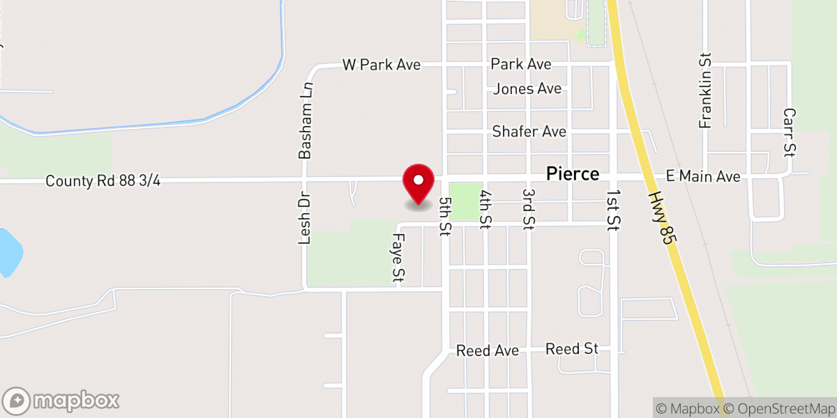 Map showing location of Living Stone Church