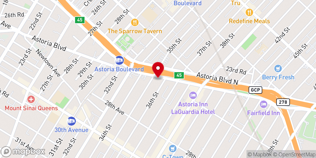 Map showing location of Ekklesia New York