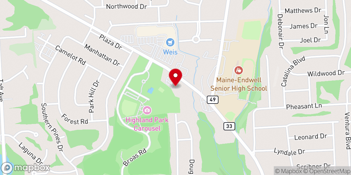 Map showing location of Lutheran Church Our Saviour