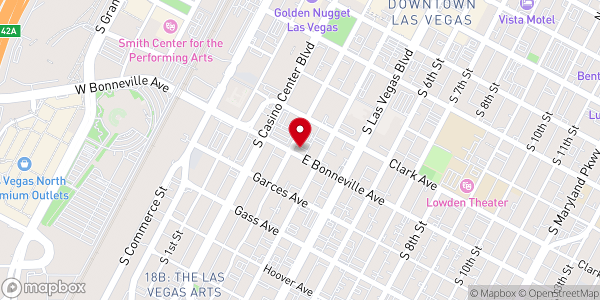 Map showing location of The Wedding Chapel