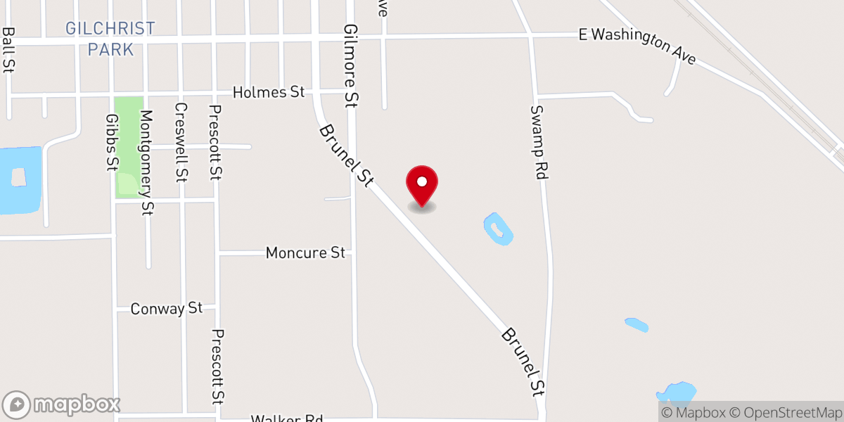 Map showing location of Hosanna Church of Christ