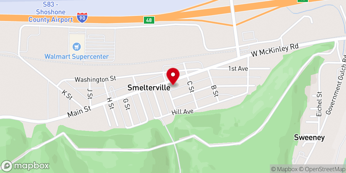 Map showing location of Worship Center
