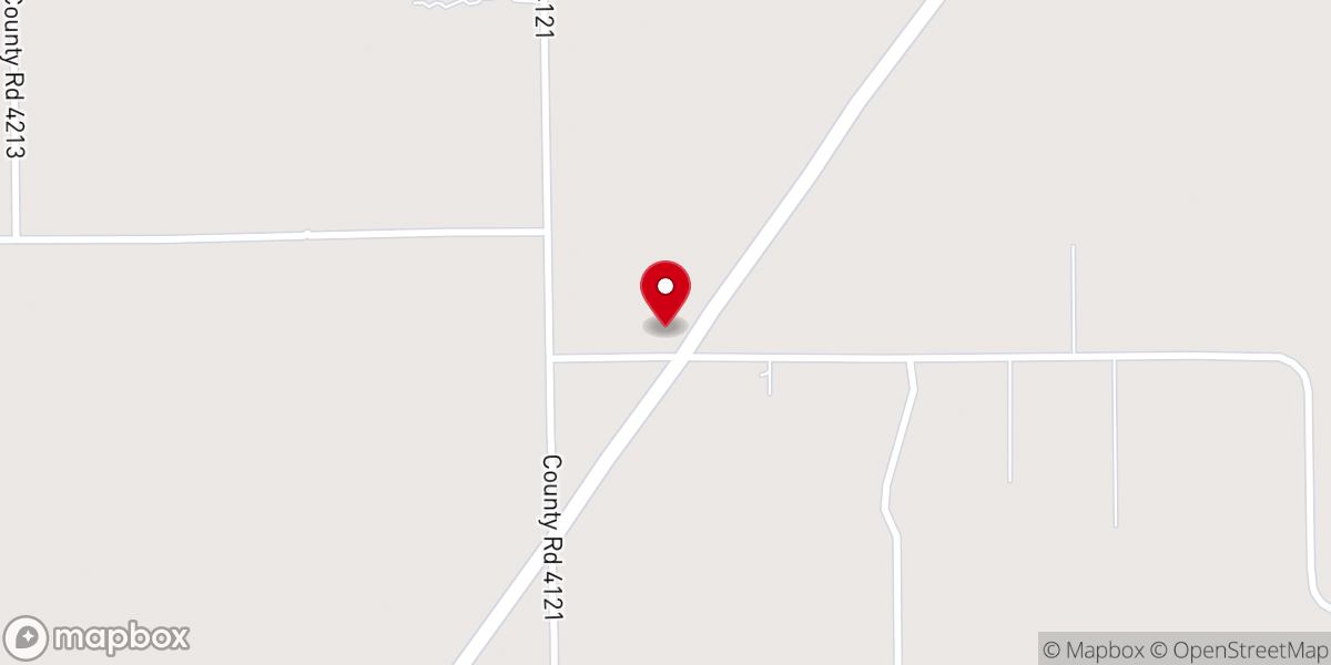 Map showing location of God's Little Acre