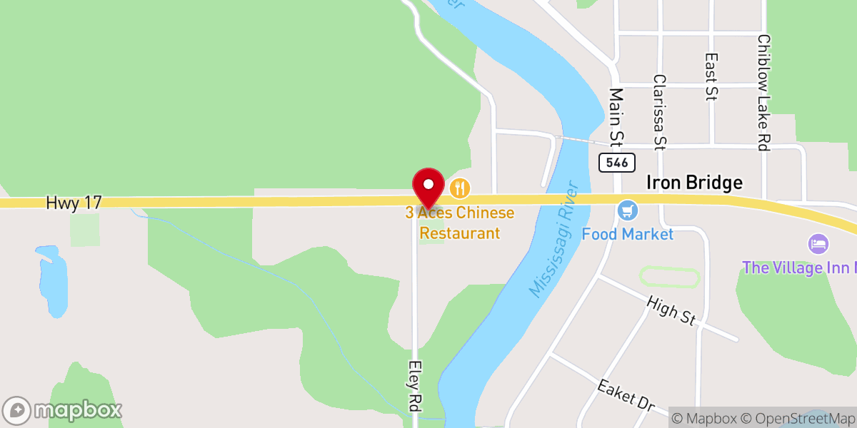 Map showing location of United Church Canada