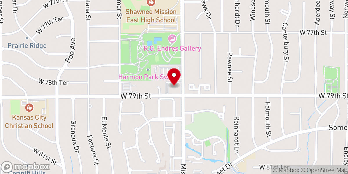 Map showing location of Community of Christ