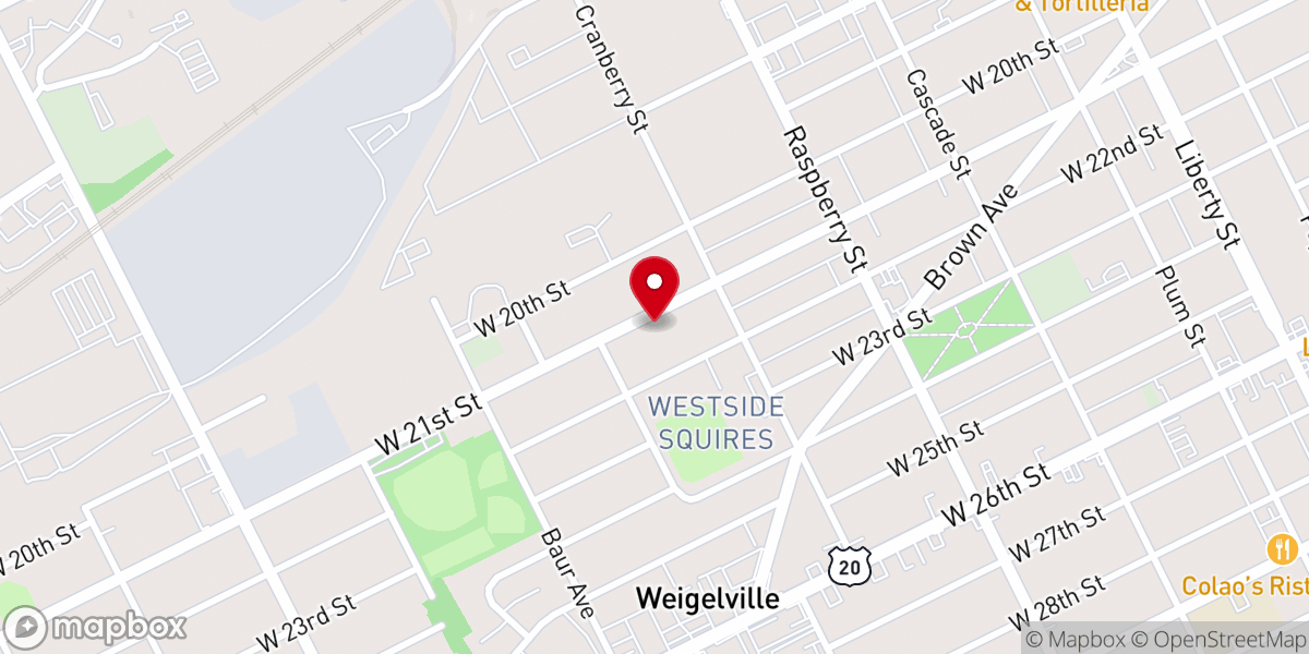 Map showing location of St Stephens RC Church