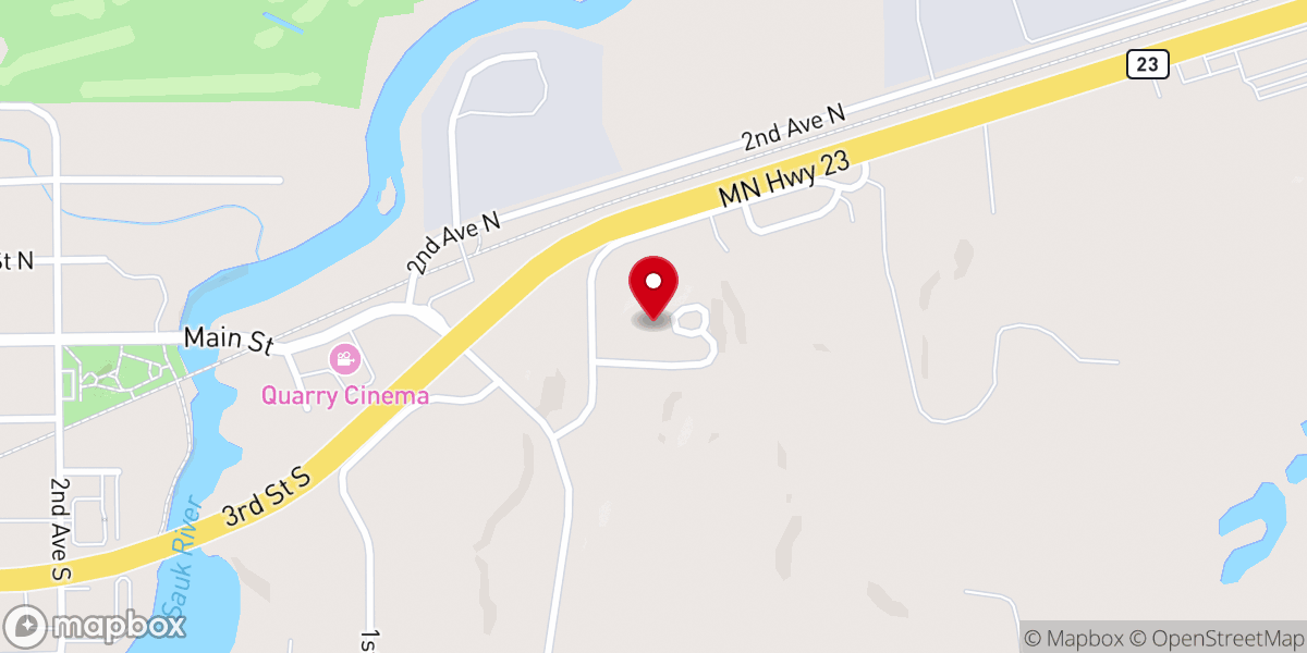 Map showing location of Assumption Chapel