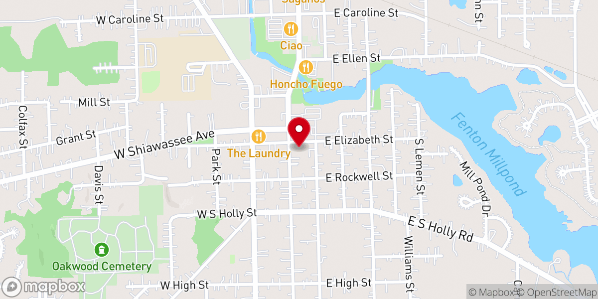 Map showing location of St Jude's Episcopal Church