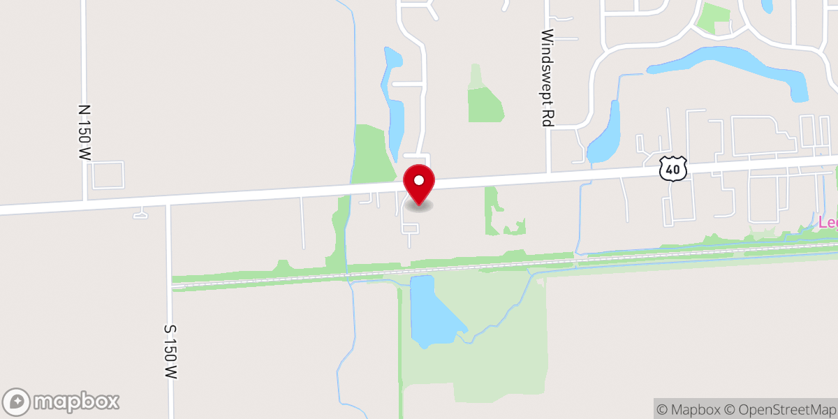 Map showing location of Community Foundation of Hancock County