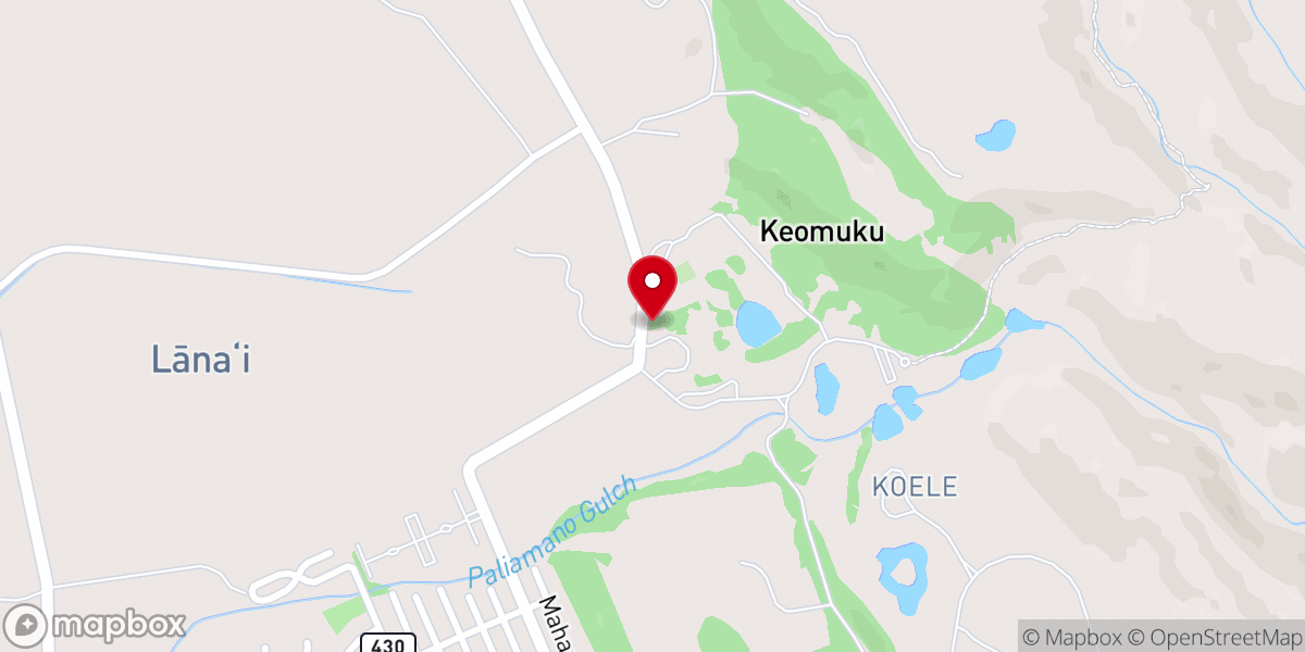 Map showing location of Lokahi O Ka Malamalama Church