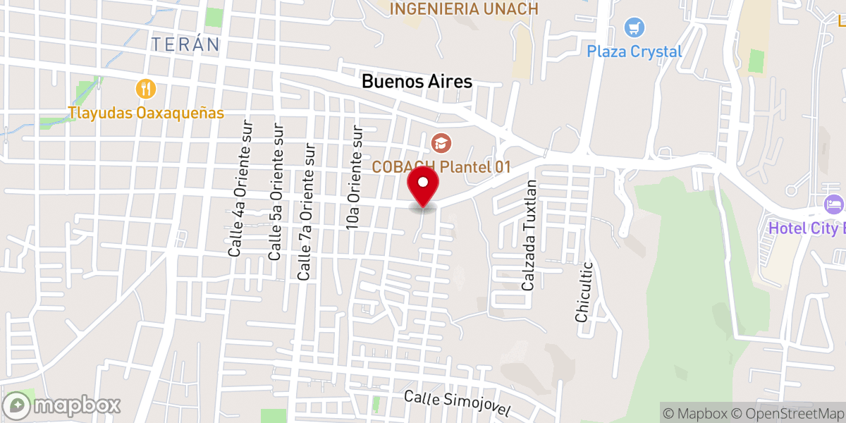 Map showing location of Iglesia de Jesucristo Sobre la Roca A.R. - Centro Cristiano Torre Fuerte