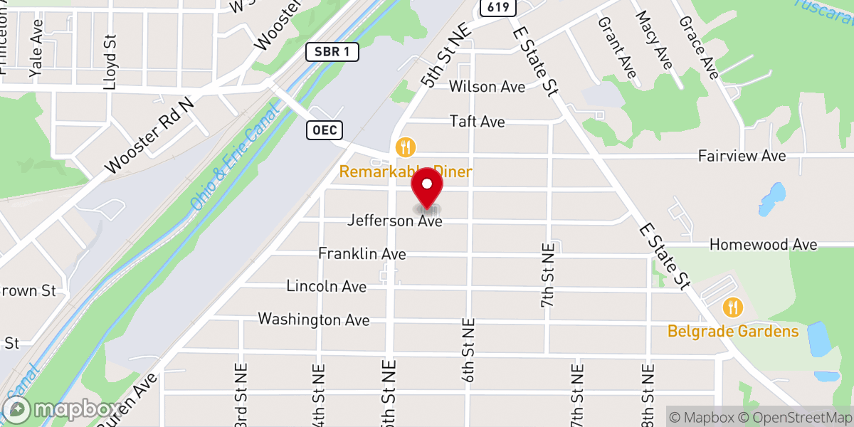 Map showing location of Barberton Seventh Day Aventist