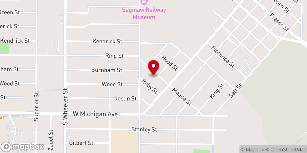 Map showing location of Greater Solid Rock Ministry
