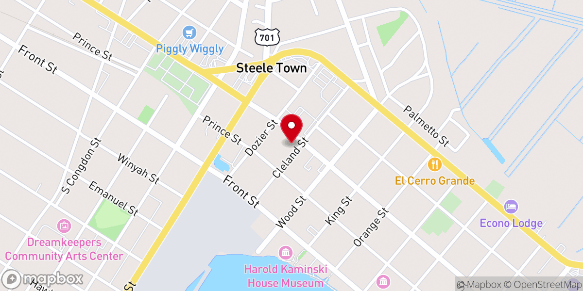 Map showing location of Southeast Baptist Association