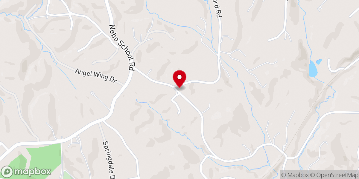 Map showing location of Rolands Chapel Baptist Church