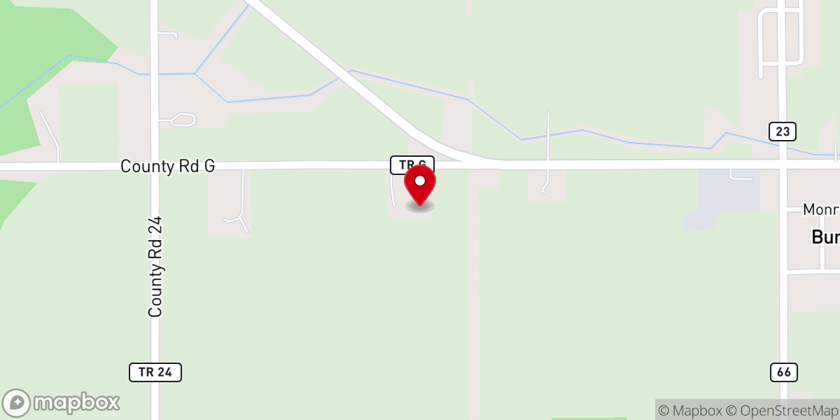 Map showing location of Assembly of God Church Inc