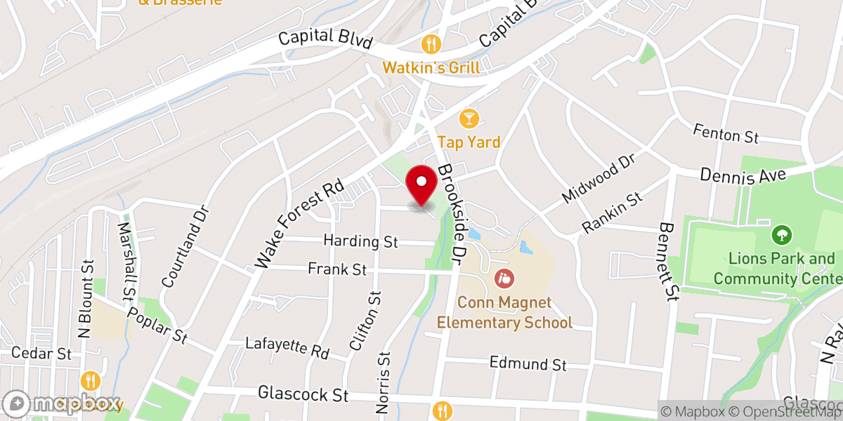 Map showing location of Living Waters African Methodist Episcopal Church Inc