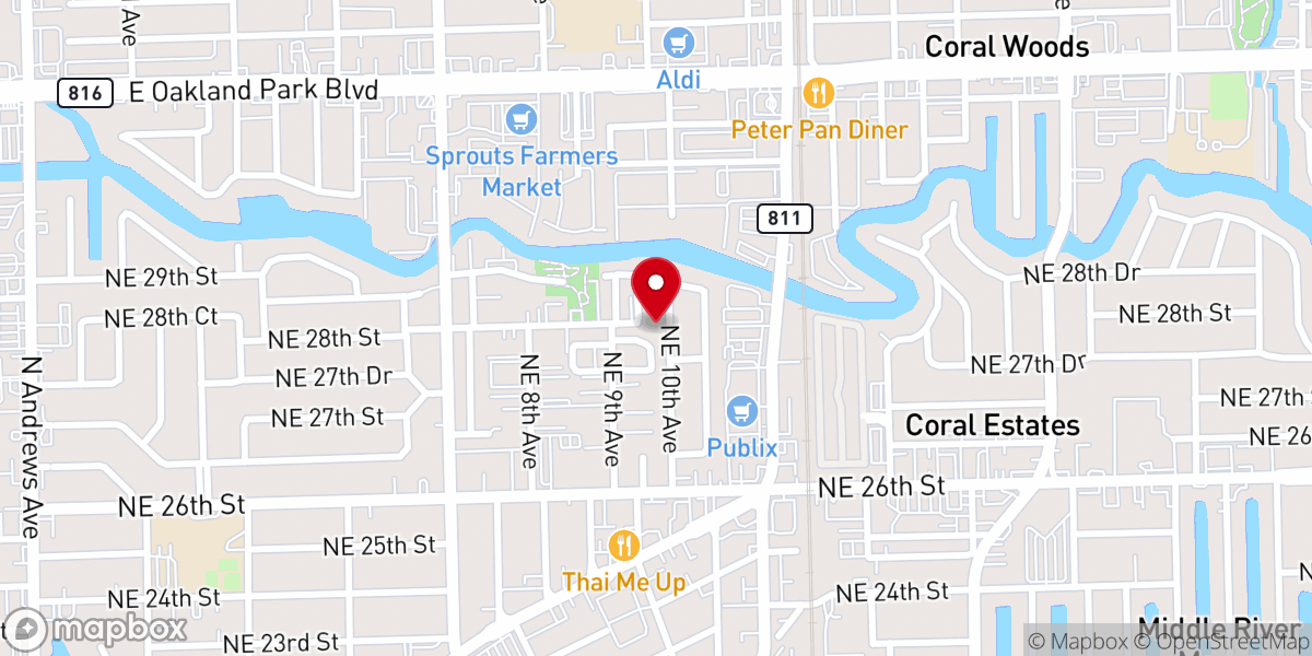 Map showing location of Divine Mercy Catholic Community