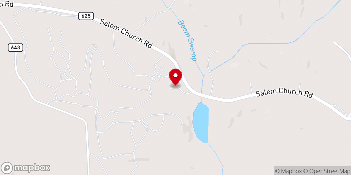 Map showing location of Elizabeth Rose venue and events