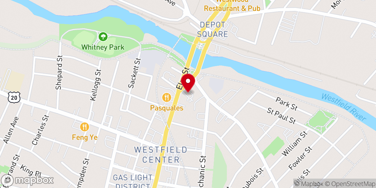 Map showing location of Holy Trinity Roman Catholic Parish