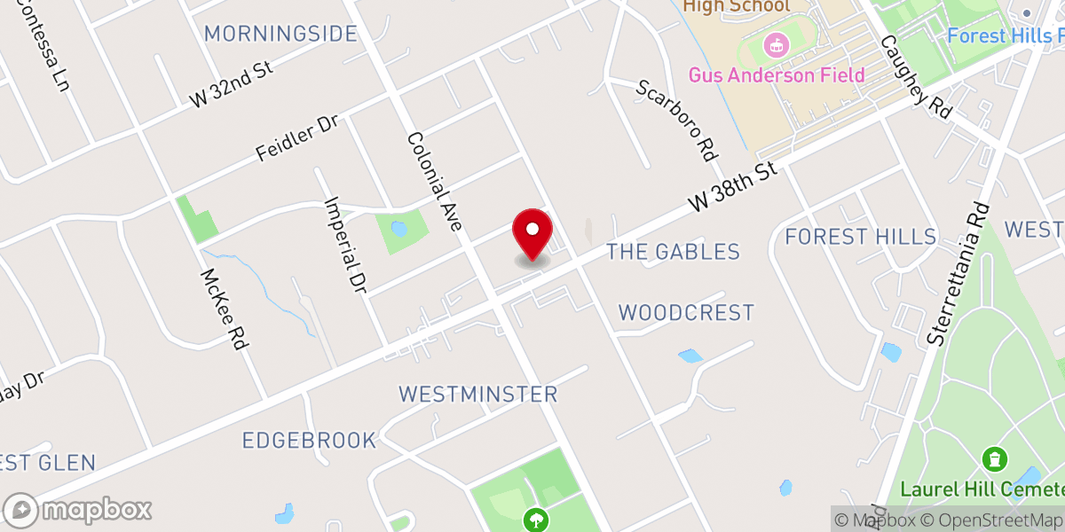Map showing location of ReaLife Assembly of God