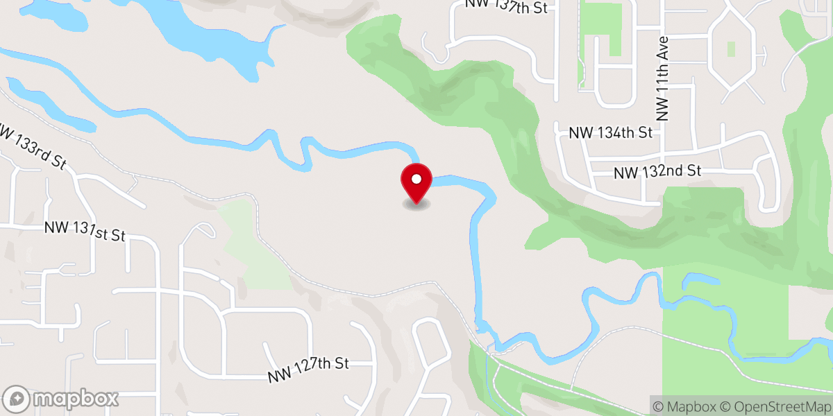 Map showing location of Bridge the Gap Ministries