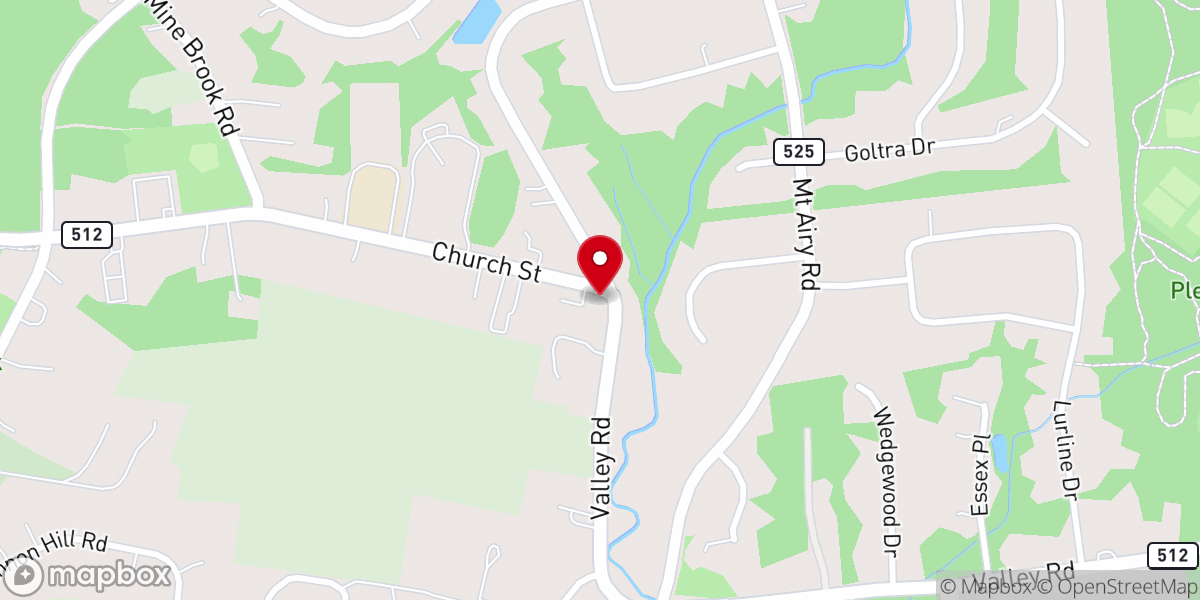 Map showing location of Exxon