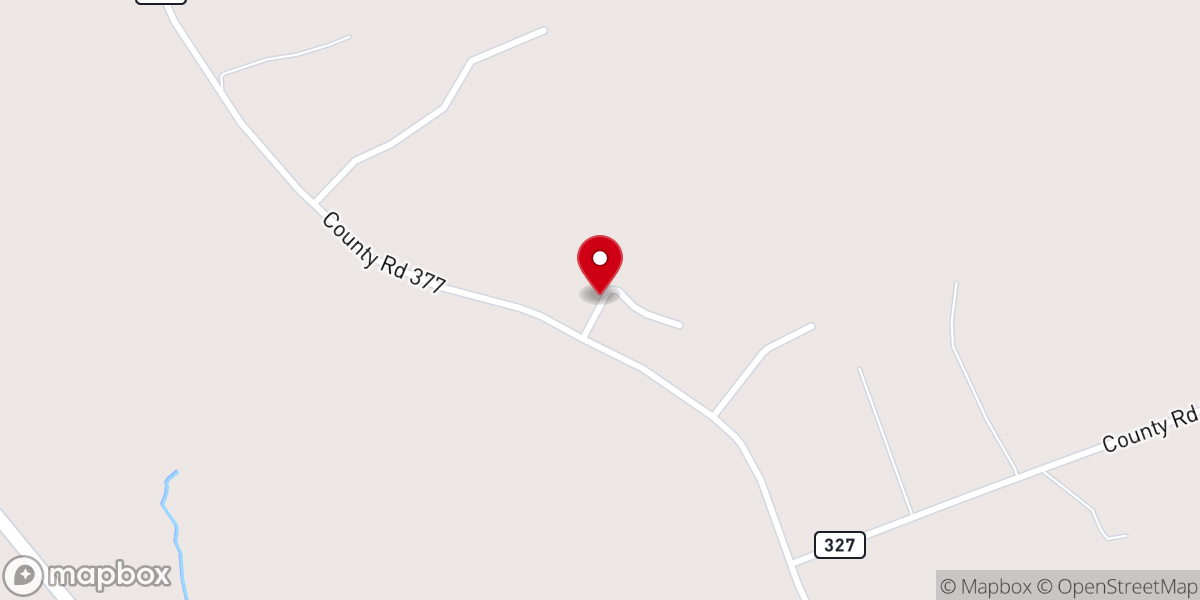 Map showing location of Seven Star Church