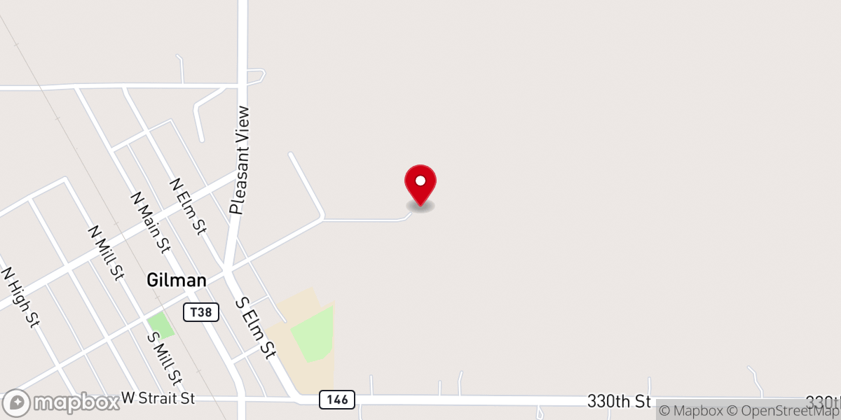 Map showing location of Gilman Saddle Club