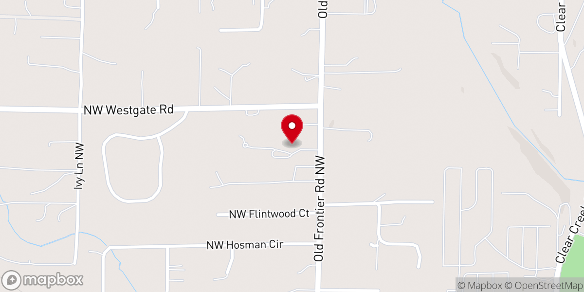 Map showing location of St. Antony of Egypt Episcopal Church