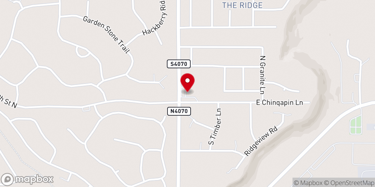 Map showing location of Redeemer Bible Church