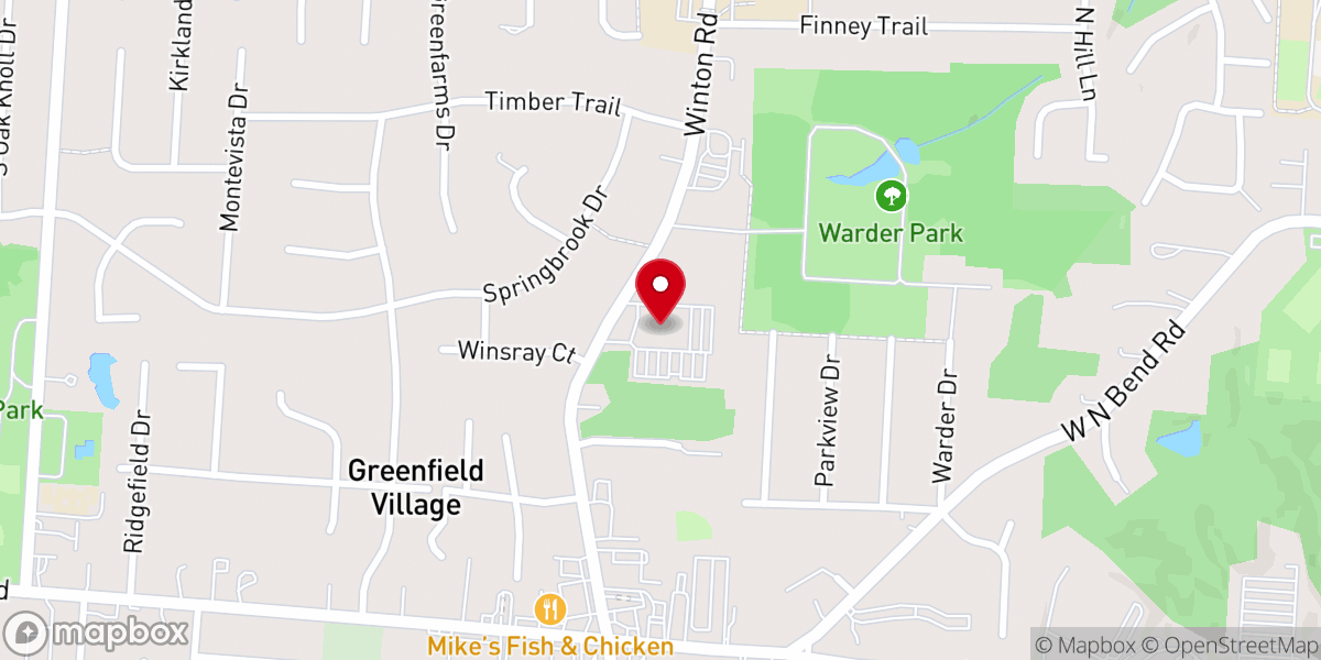 Map showing location of Holy Trinity - St. Nicholas Greek Orthodox Church