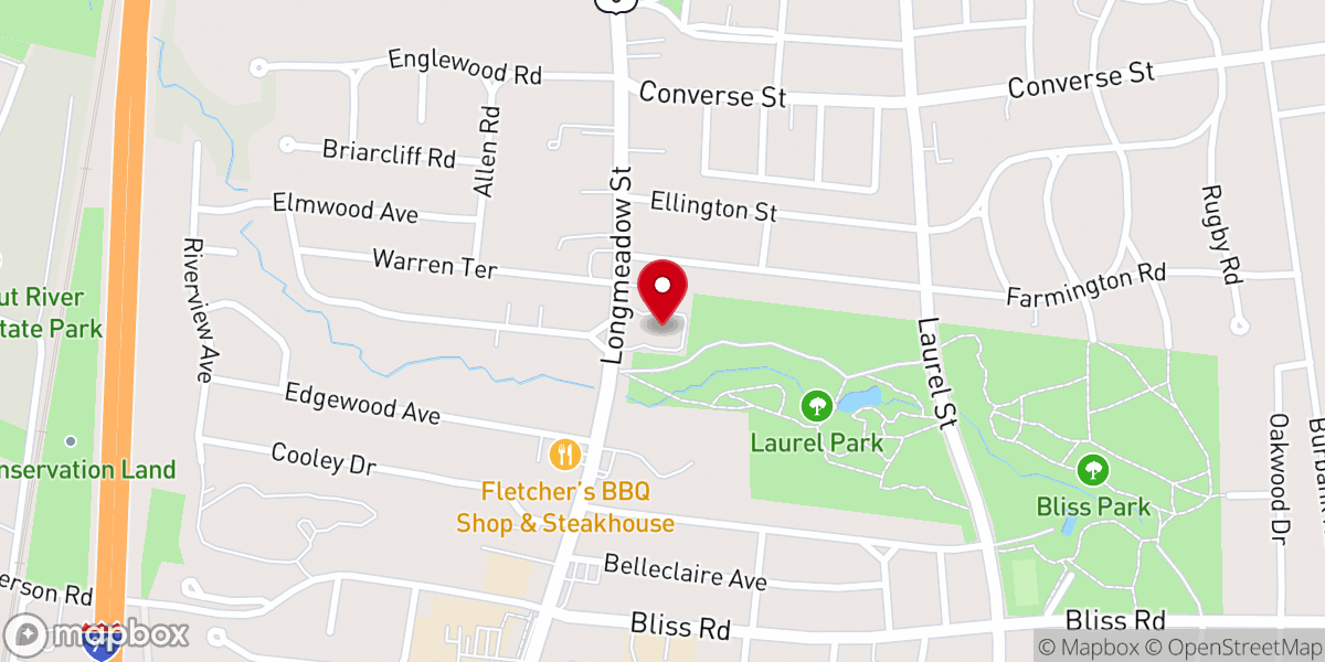 Map showing location of Saint Andrews Episcopal Church