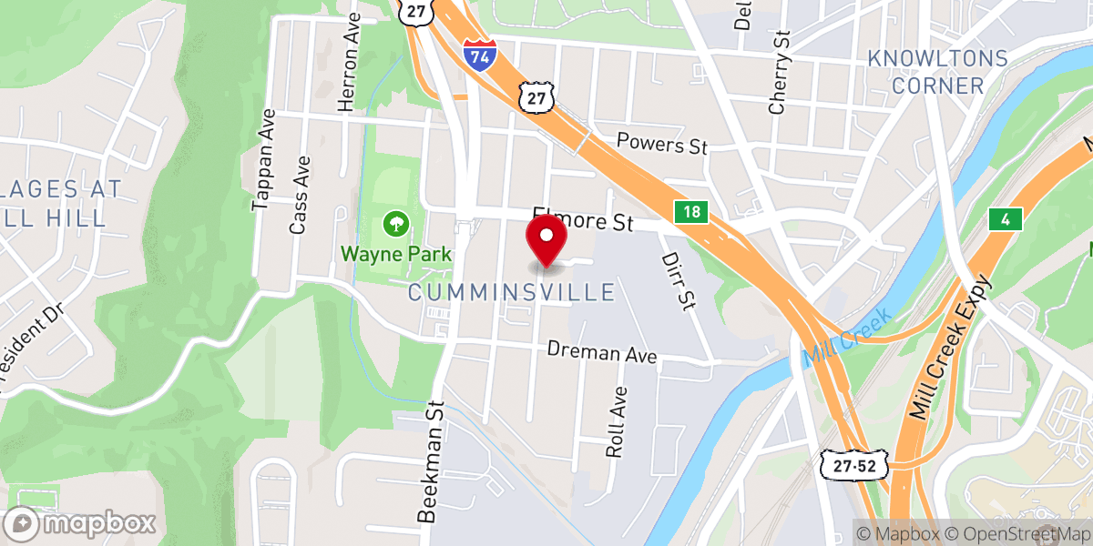Map showing location of St Michael Eritrean Orthodox