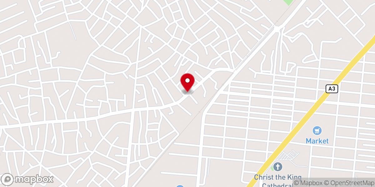 Map showing location of Apostolic Christian Church Mission Incoporation