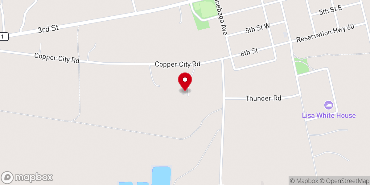 Map showing location of PTL Rock Church