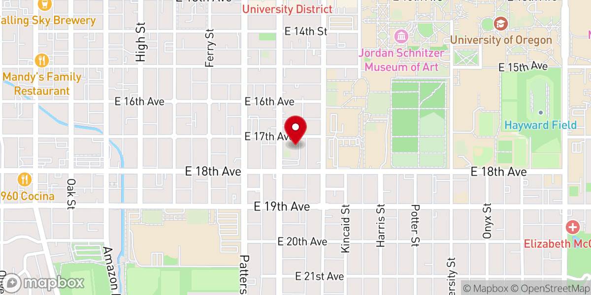 Map showing location of Grace Lutheran Church LCMS