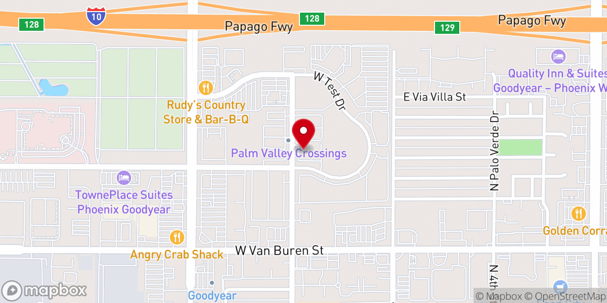 Map showing location of Hope Assembly