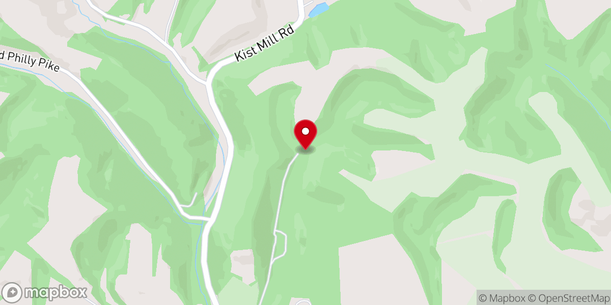 Map showing location of New Bethel Church