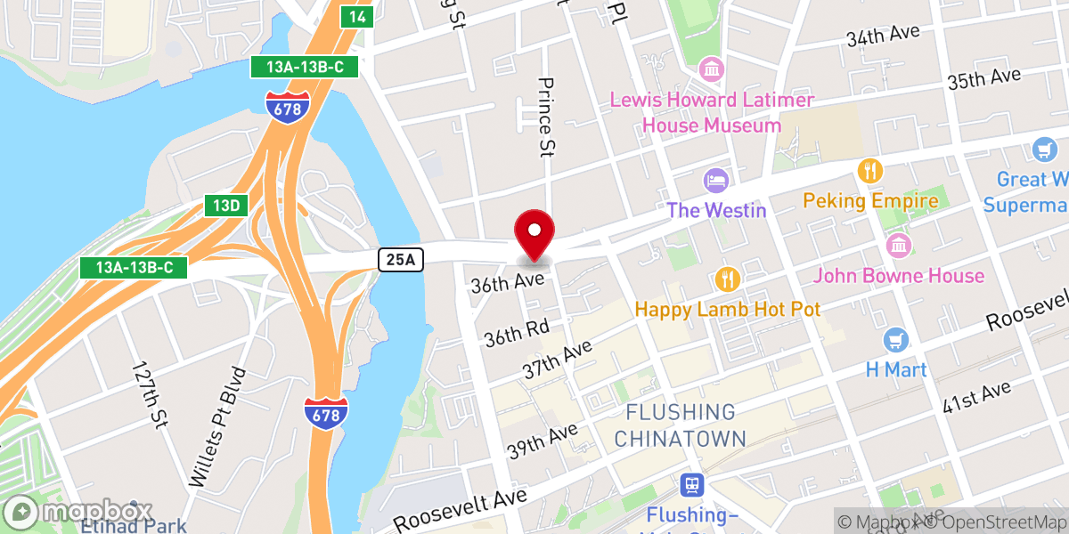 Map showing location of The Assembly in Christ in New York